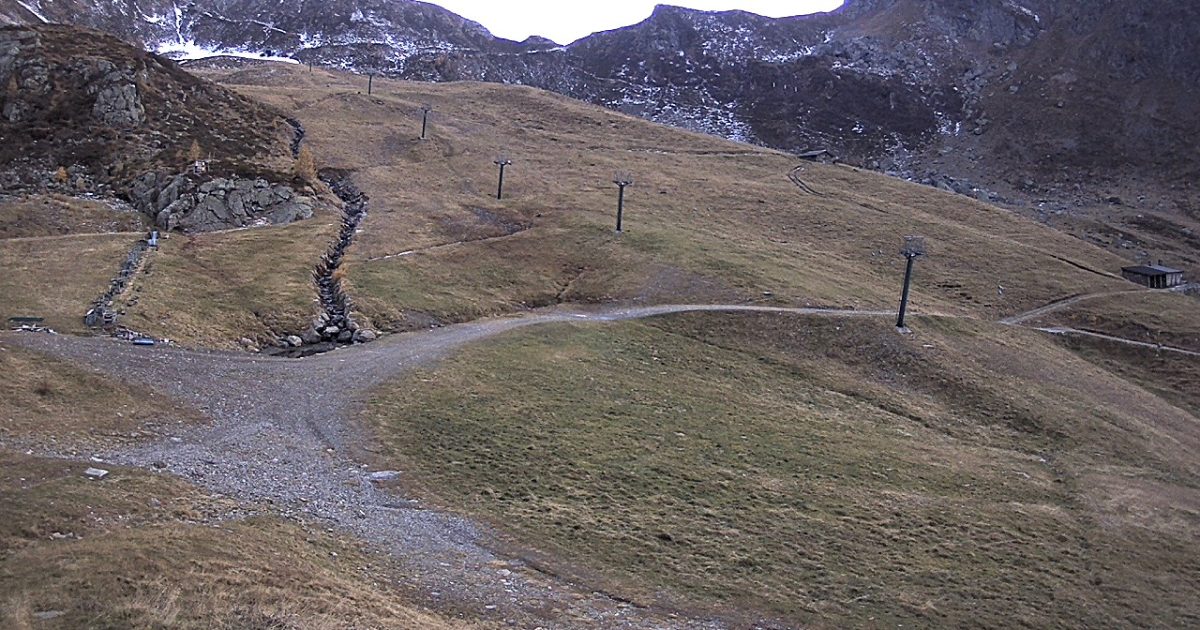 Val Gerola Webcam: Pescegallo, pistes and snow at 1,850 m